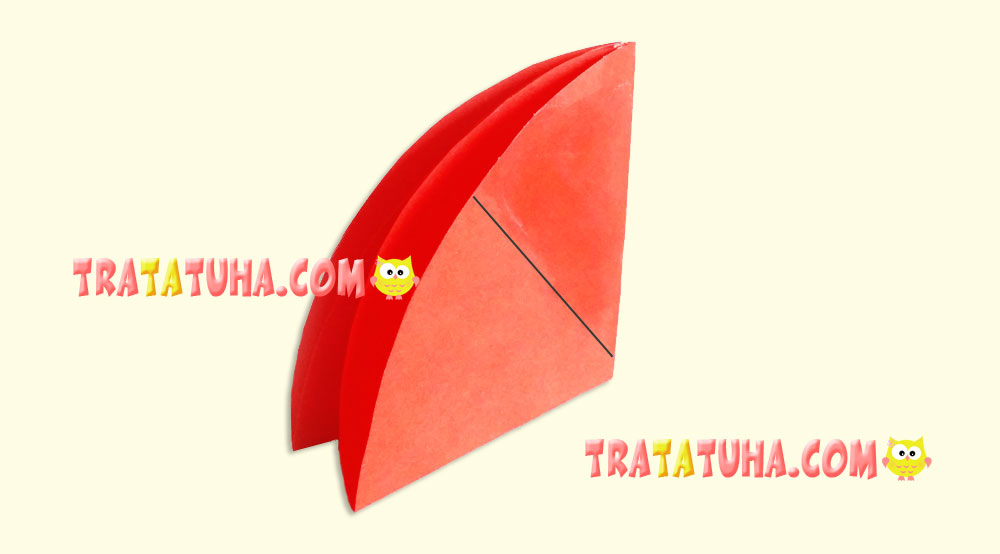 Volumetric paper umbrella