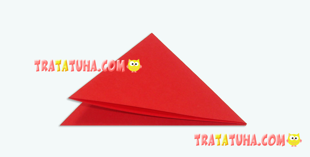 Origami tulip for kids