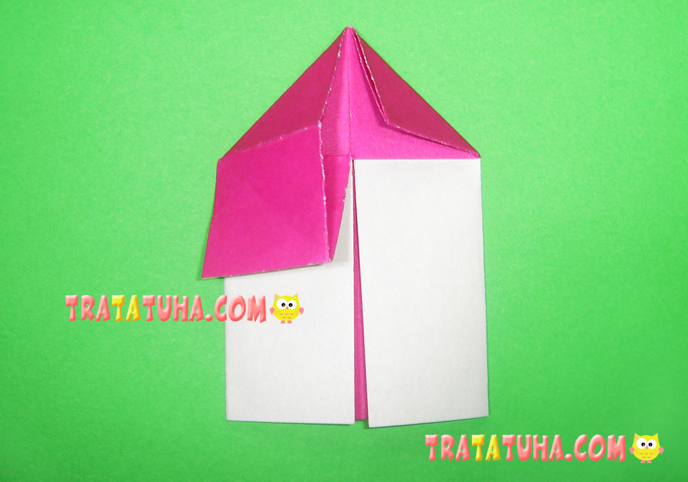 how to make origami house