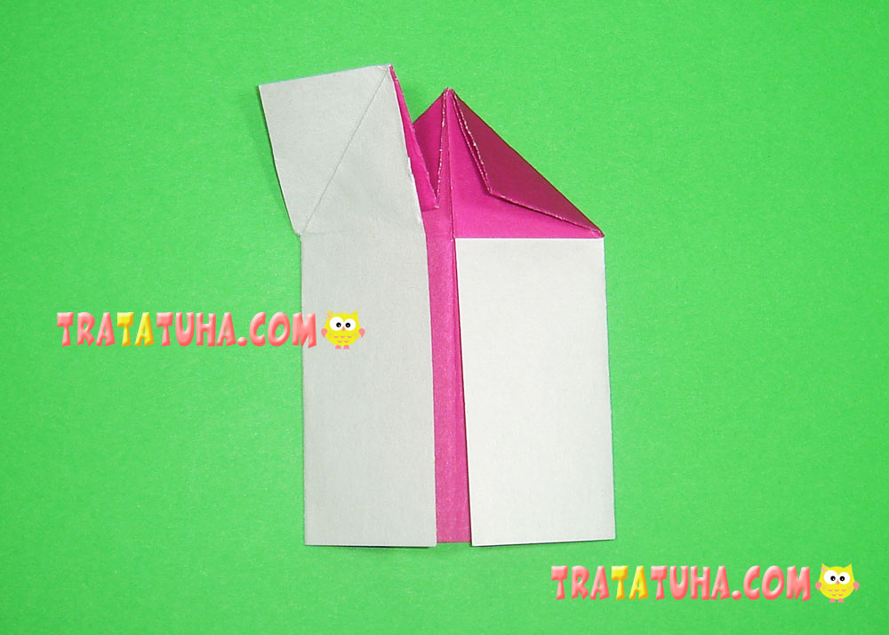 how to make origami house