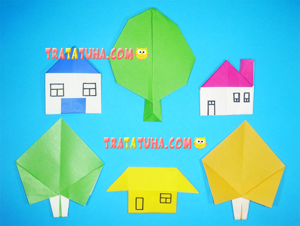 origami tree for kids