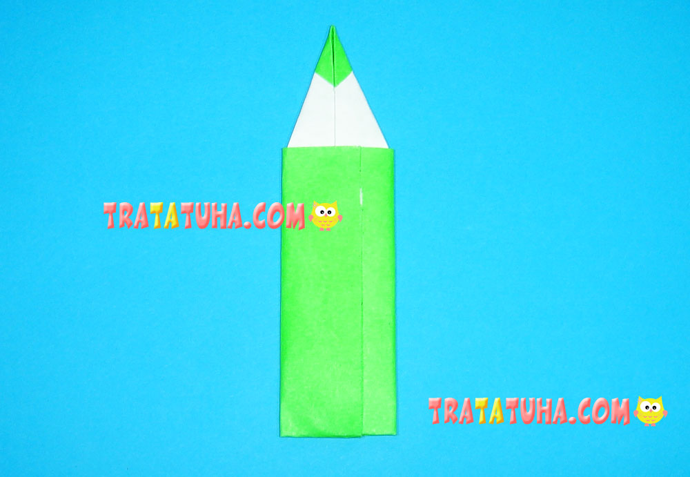 origami pencil