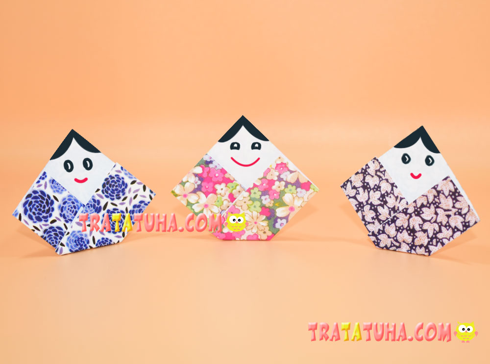 Japanese Origami Doll