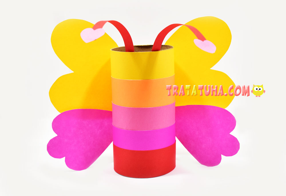 Butterfly Paper Roll Craft