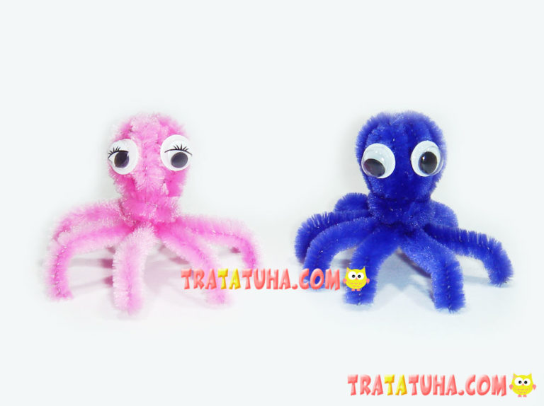 Pipe Cleaners Octopus Craft