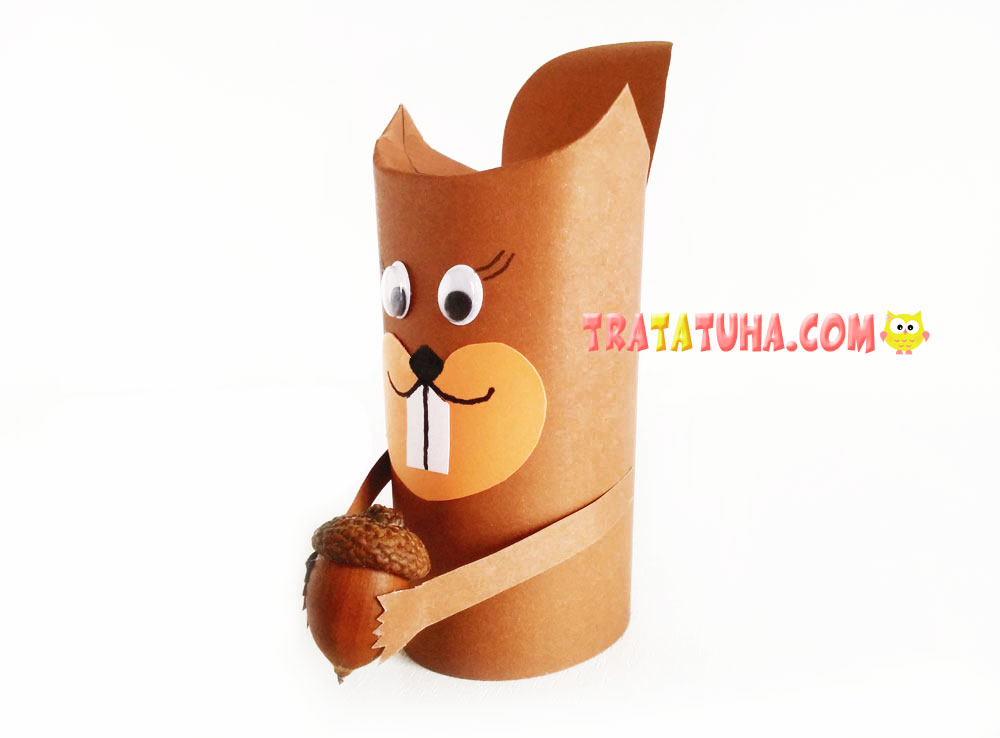 Squirrel Toilet Paper Roll