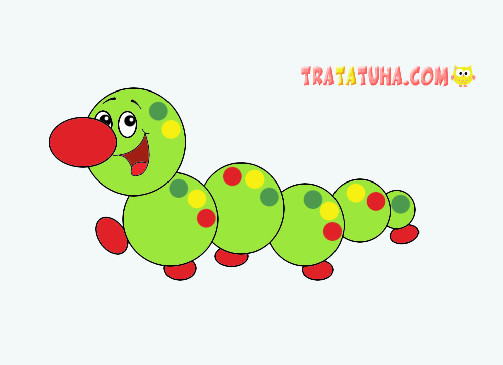 How to Draw a Caterpillar
