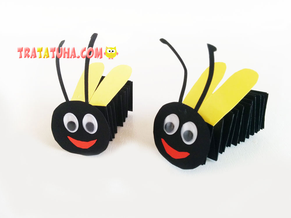Accordion Paper Insects