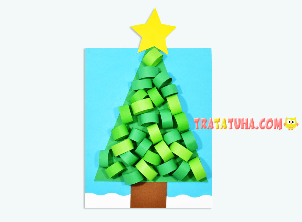 Paper Rolls Christmas Tree