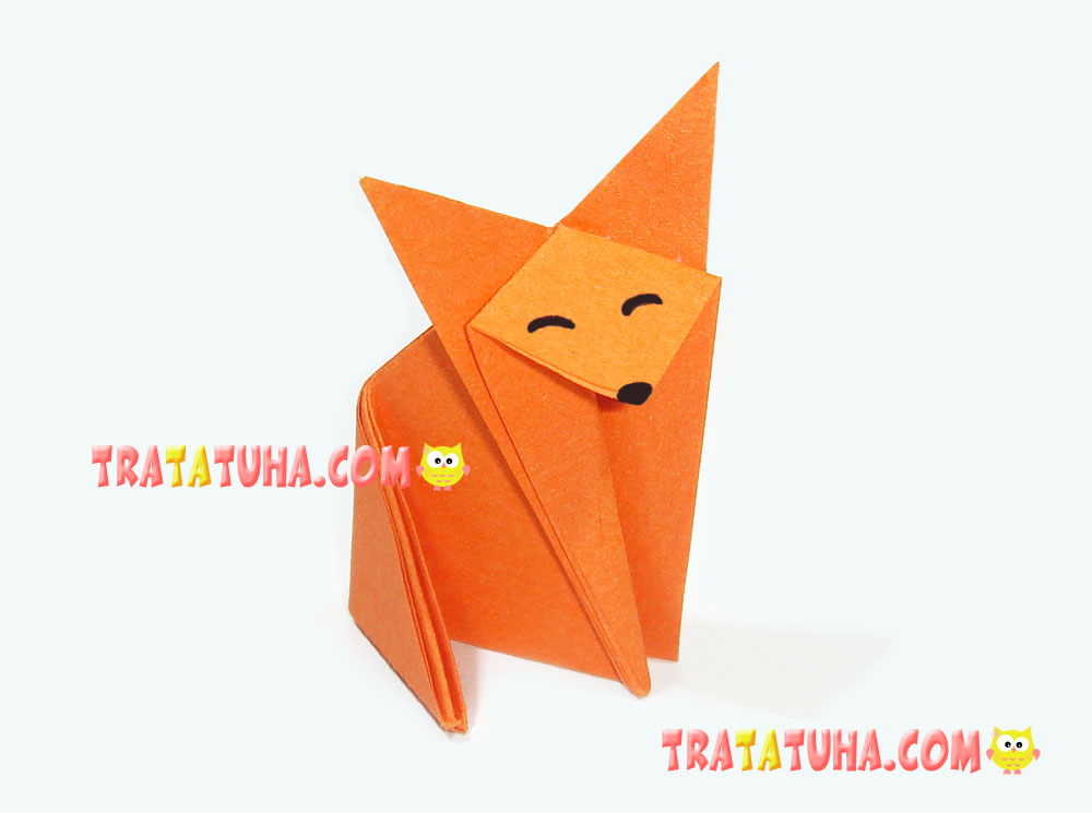 Easy Origami Fox