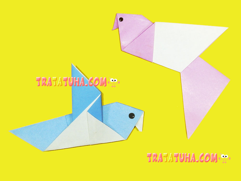 origami pigeon