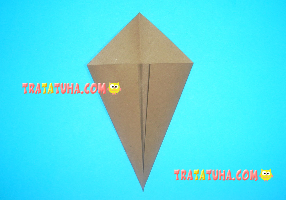 Easy origami tree