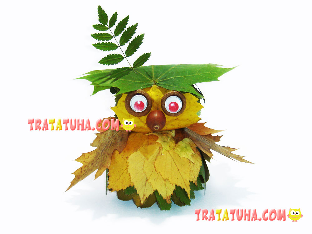 Leaf Owl Craft