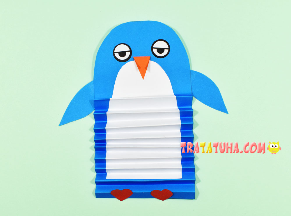 Accordion Paper Penguin