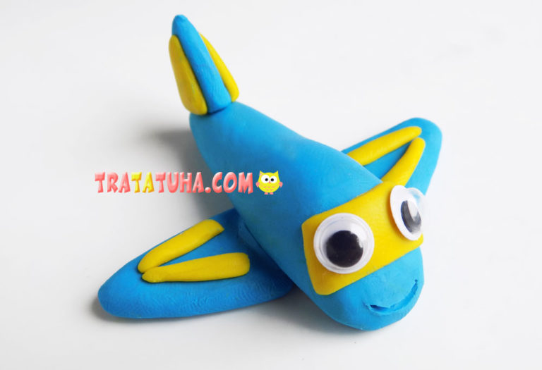 Clay Airplane Step by Step for Kids