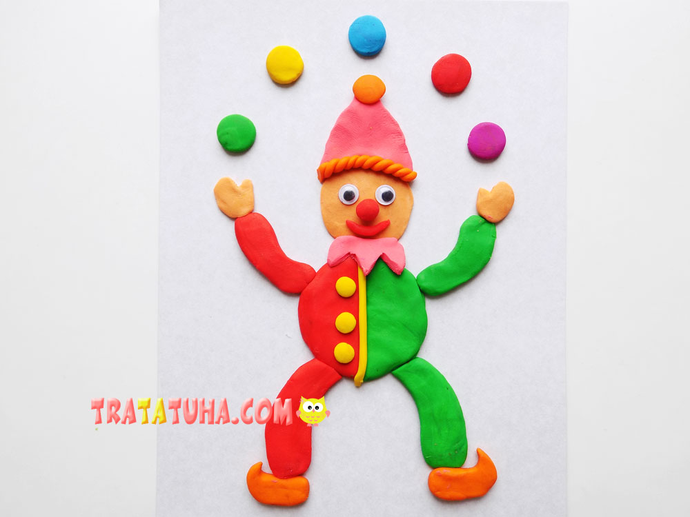 Clay Painting Clown