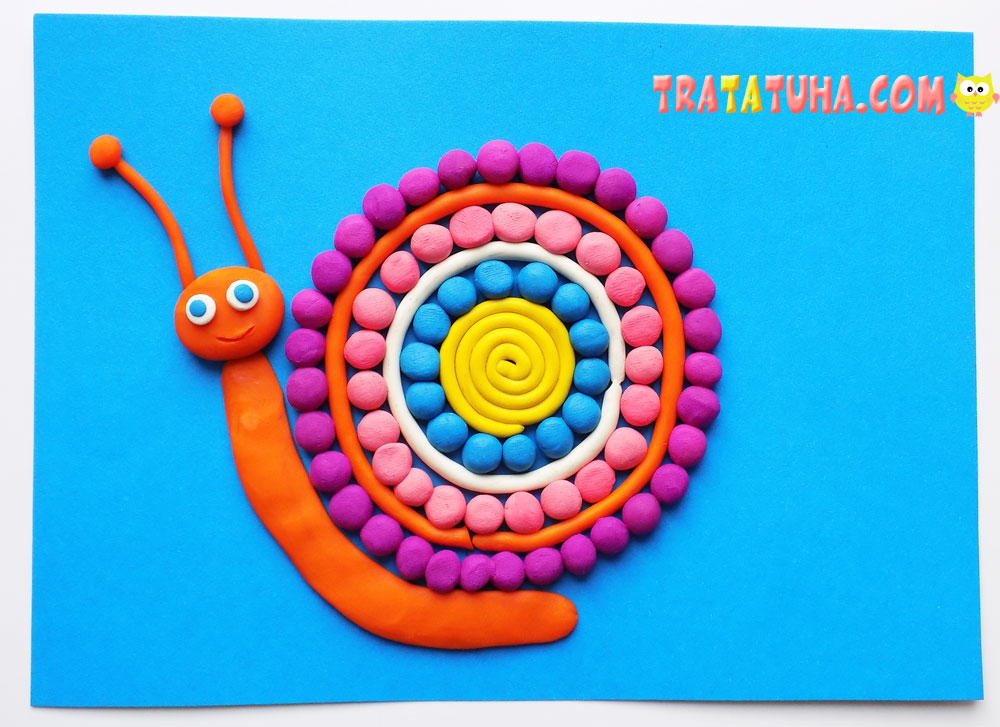 Clay Painting Snail