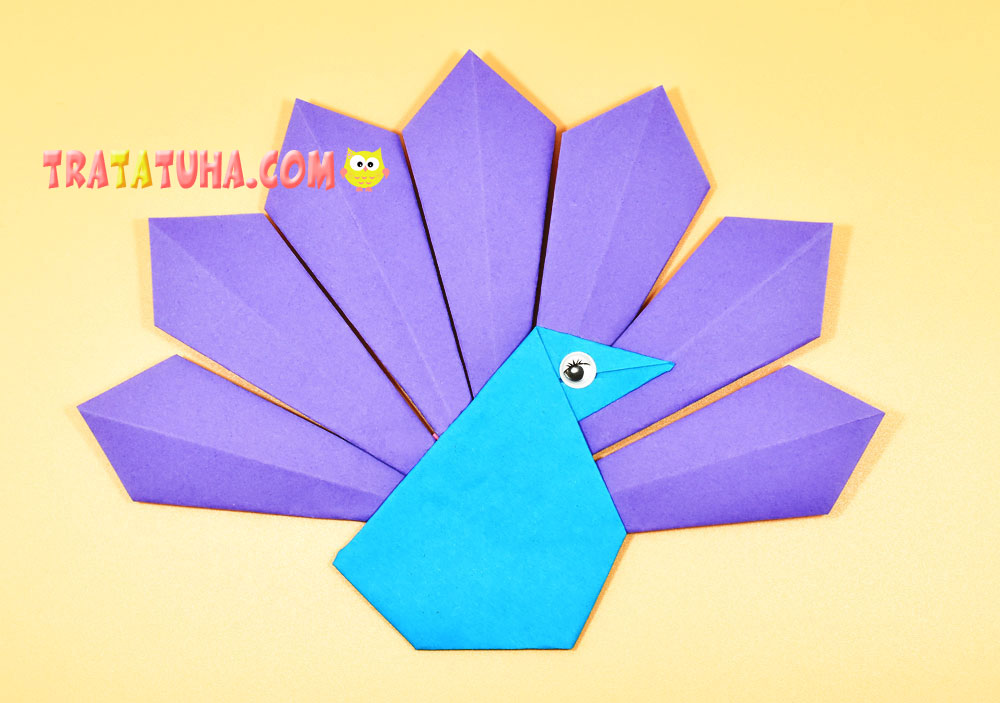 Origami Peacock
