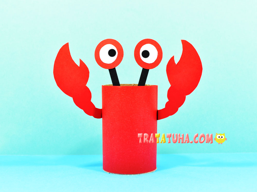 Toilet Paper Roll Crab