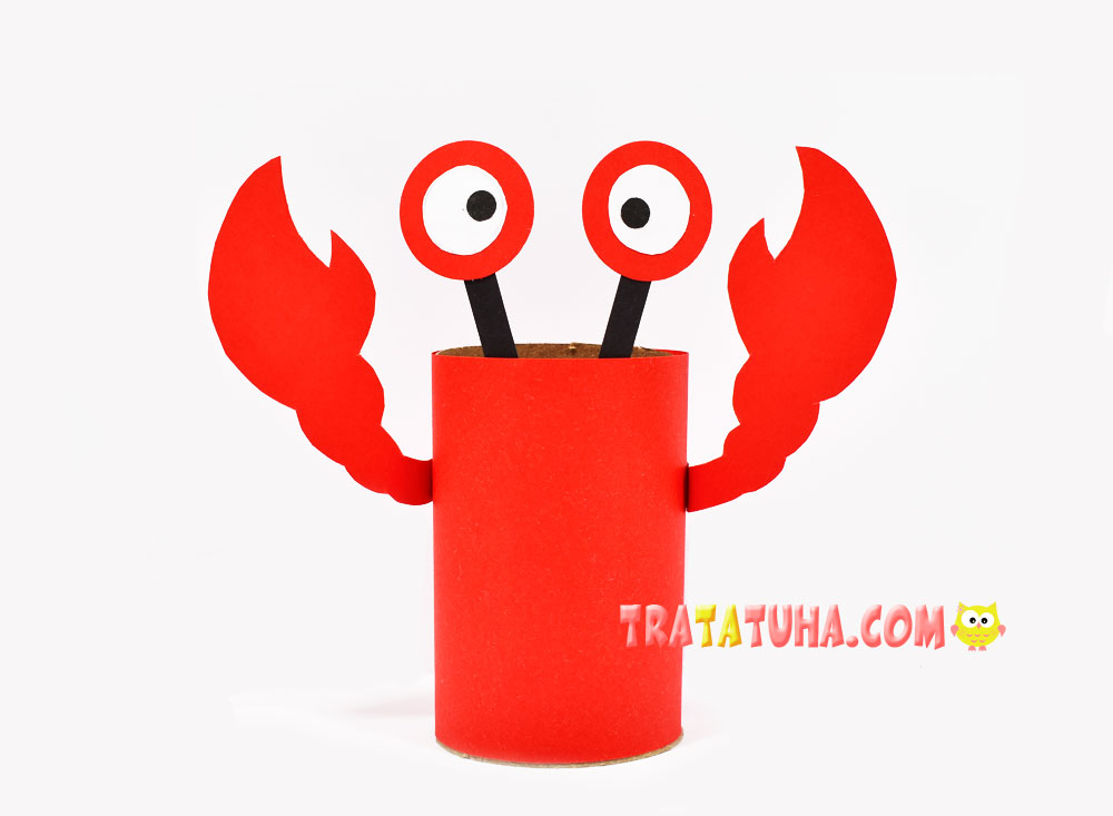 Toilet Paper Roll Crab
