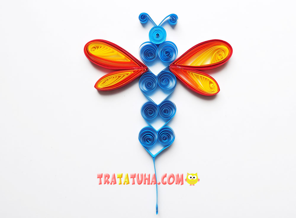 Quilling Dragonfly