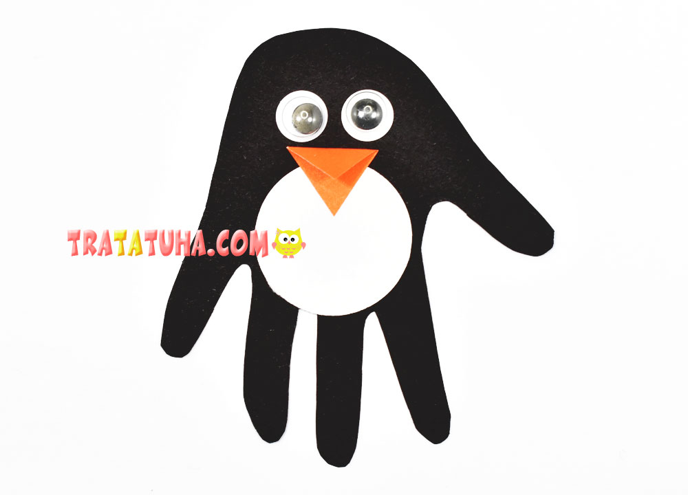 Handprint Penguin Craft
