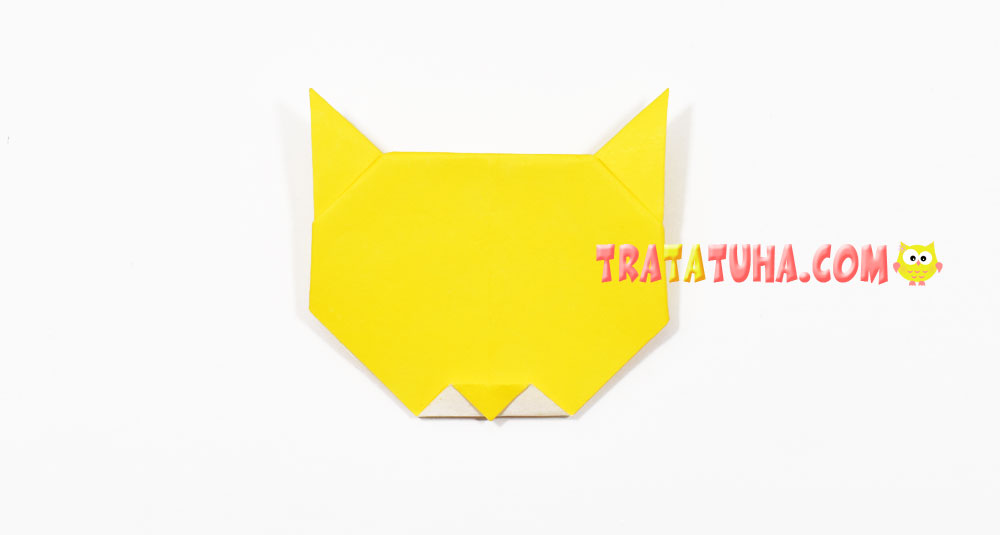 Origami Tiger Face