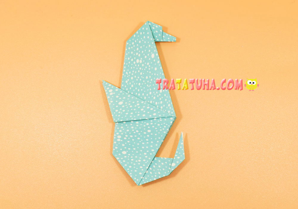 origami seahorse