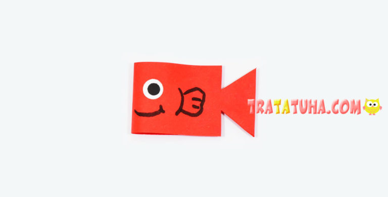 3D Paper Fish Craft for Kids