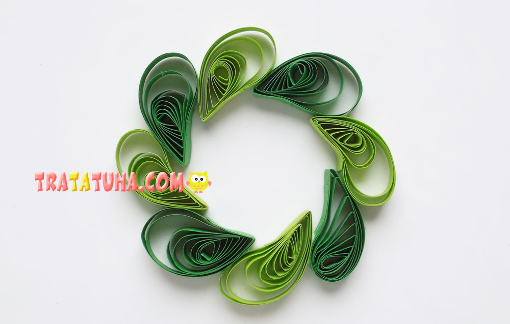 Quilling Christmas Wreath
