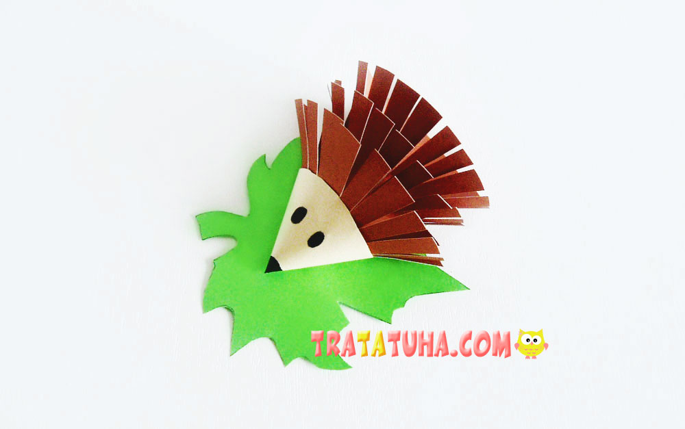 Paper Hedgehog Craft