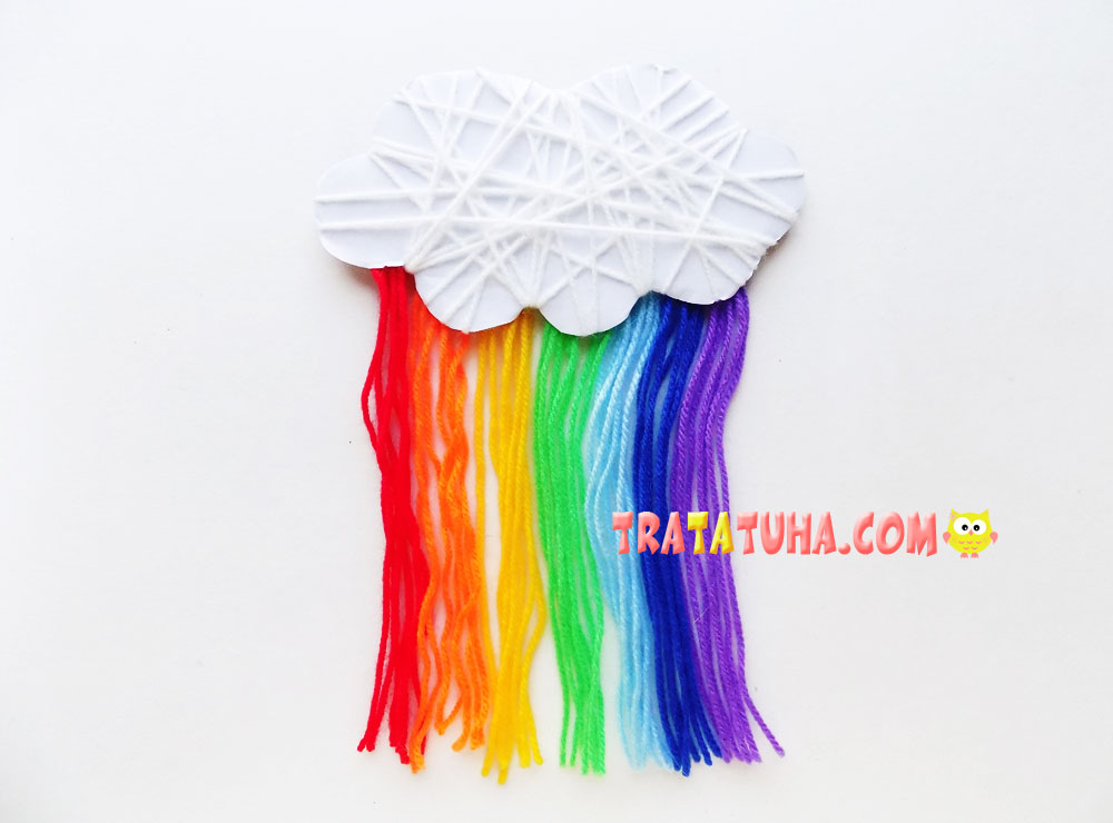 Rainbow of Cardboard and Thread