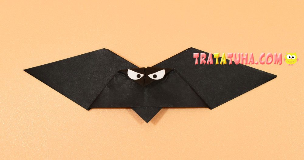 Easy Origami Bat