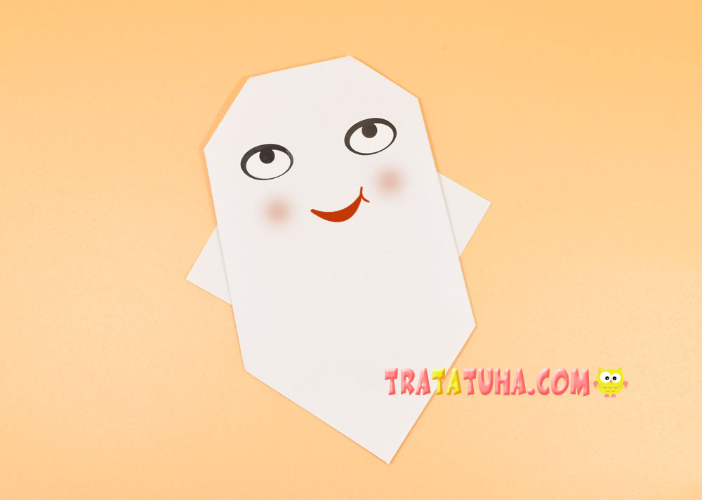 Easy Origami Ghost