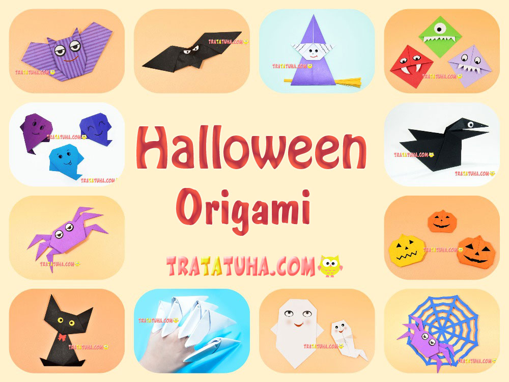 Halloween Origami for Kids 