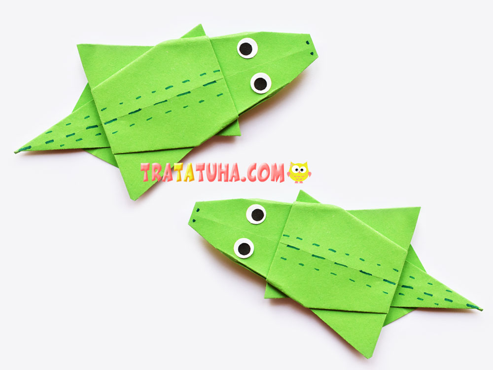 Origami Crocodile