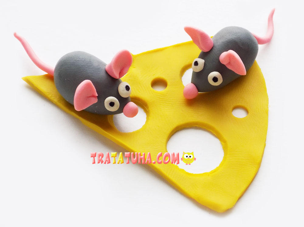 Clay Mouses on Cheese