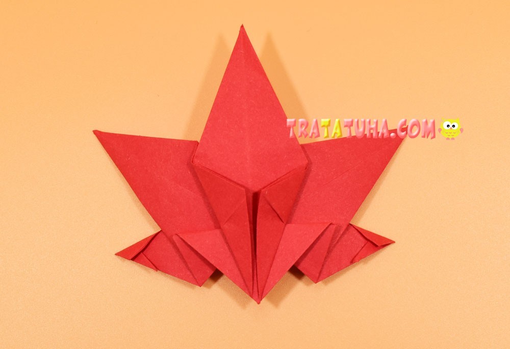 How to Fold an Origami Maple Leaf