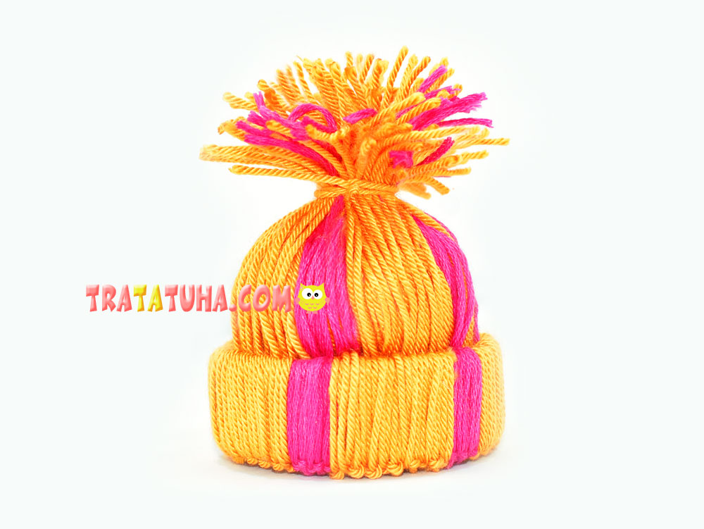 Mini Yarn Hat Ornaments