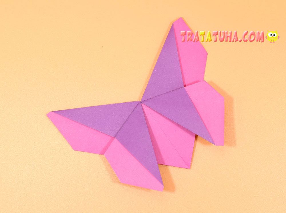 Origami Butterfly Bookmark