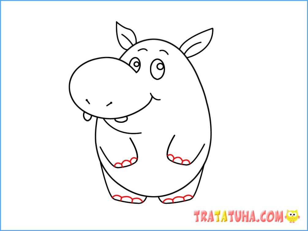 How to Draw a Hippopotamus