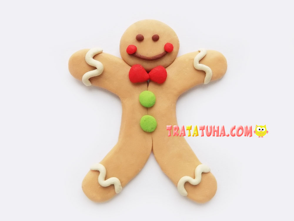 Clay Gingerbread Man