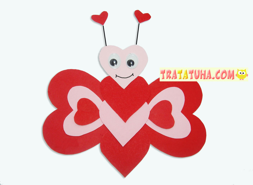 Heart Butterfly Craft