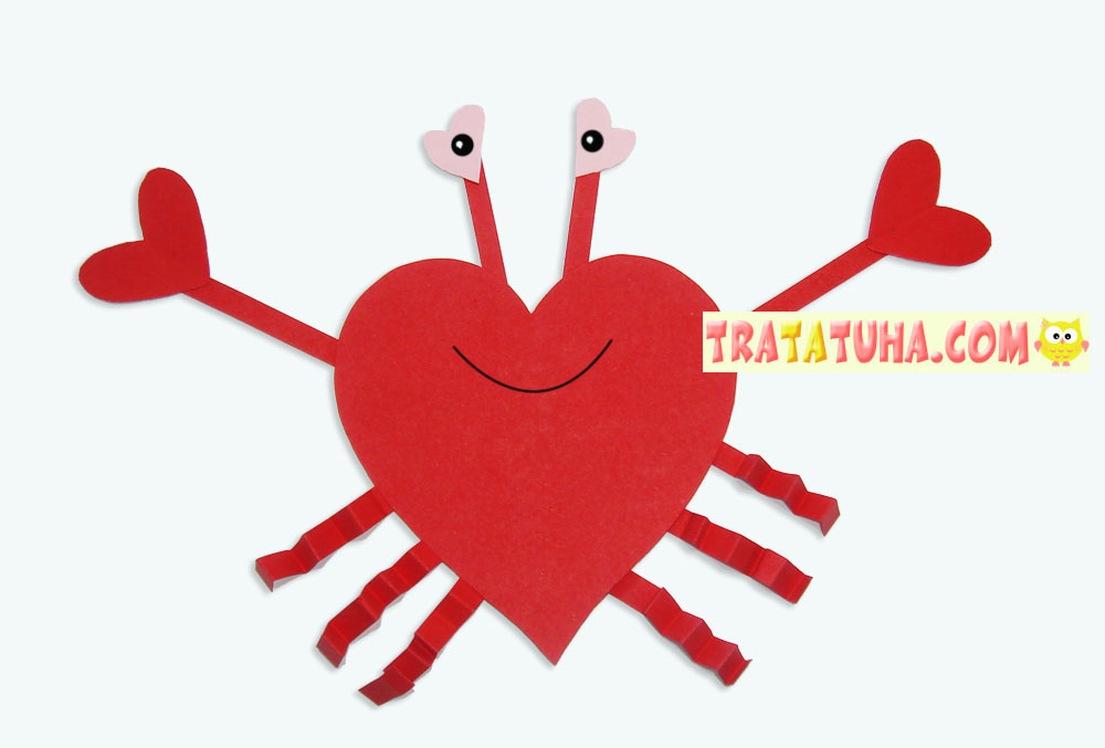 Heart Crafts – Crab