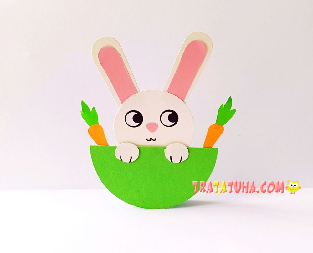 Bunny in the Garden Bed Craft