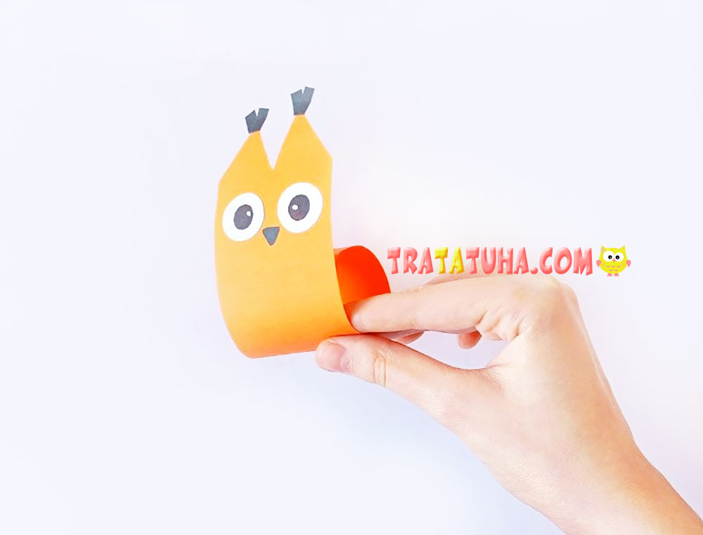 Colored Paper Squirrel Craft