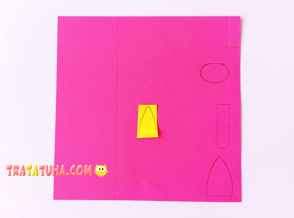 Colored Paper Pig Craft