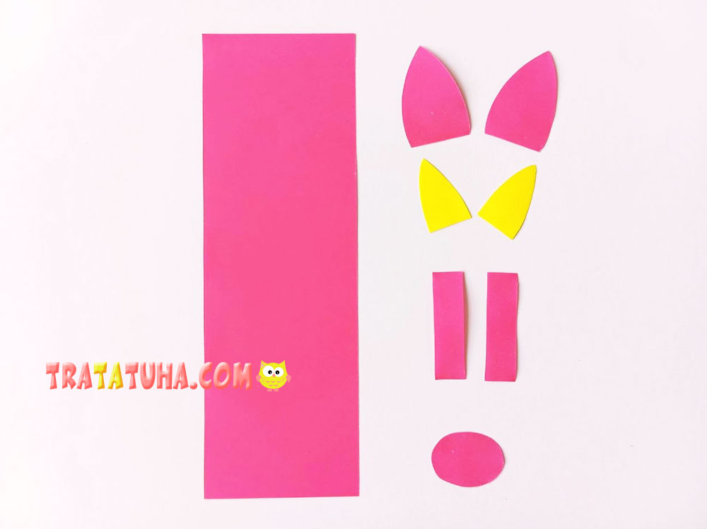 Colored Paper Pig Craft