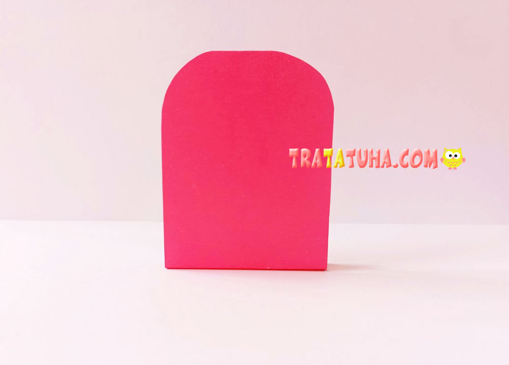 Colored Paper Pig Craft