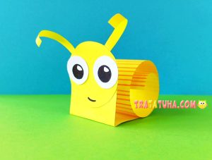Colored Paper Snail Craft